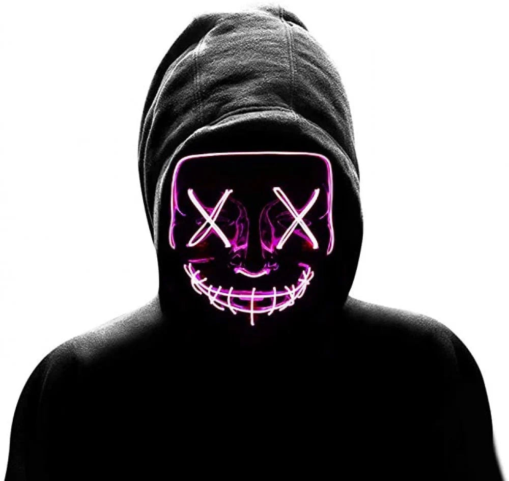 Squid mask with lights
