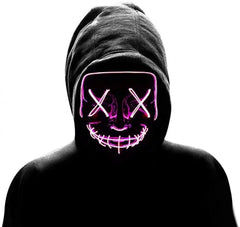 Squid mask with lights