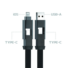 Aeroxsa Integrated Cable (Includes all types of chargers)