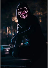 Squid mask with lights
