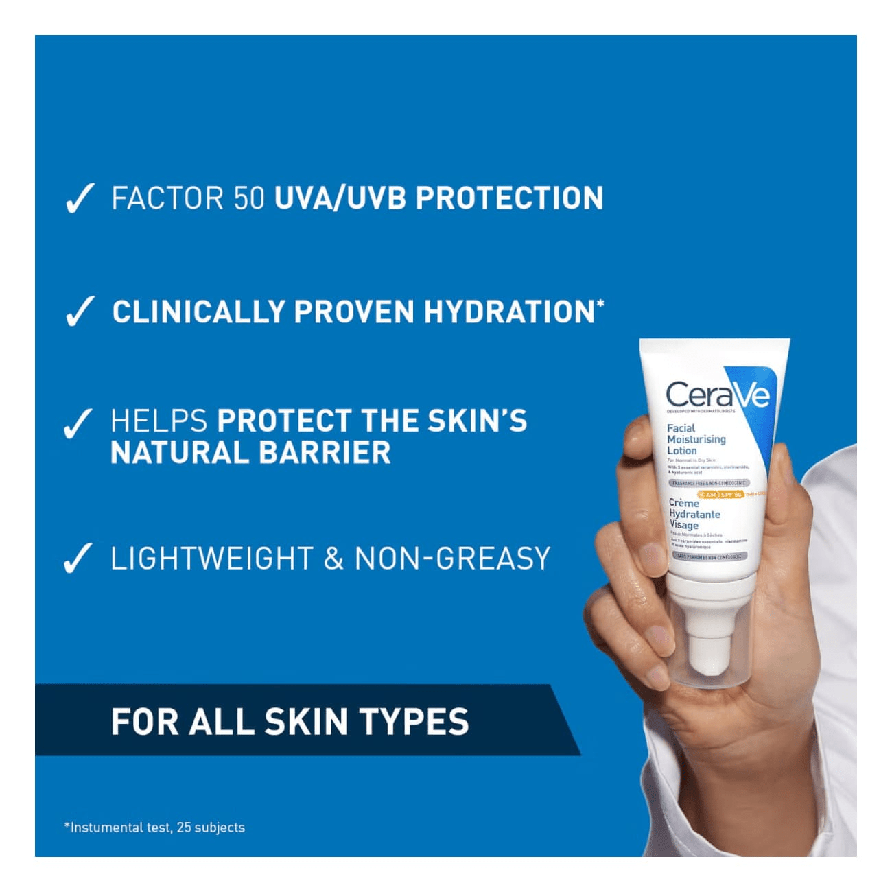 سيرافي لوشن مرطب للوجه بعامل وقاية SPF50&nbsp; - 24deals24deals24dealsسيرافي لوشن مرطب للوجه بعامل وقاية SPF50&nbsp;